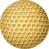 Crown Awards Golf Lapel Pins, Gold Chenille Golf Ball Pin, 100 Pack Prime view 1