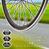 Panaracer F725-CLSP-W-2P Clincher Tires, 700 x 25C, White (for Road Bike, Cross Bike, Road Race, Commuting to Work or Touring, Simple Packaging, 2 Pieces, White Line view 2