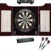 Viper by GLD Products Razorback Sisal Dartboard, Hudson Cabinet, Dart Mat, Black Mariah Steel Tip Darts & Shadow Buster Dartboard Light Bundle view 1