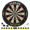 Viper Dead On Sisal Dartboard, Metropolitan Espresso Cabinet, Underground The Raven Steel Tip Darts & Shadow Buster Dartboard Lights view 2