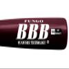 BAMBOOBAT by Pinnacle Sports Equipment INC. Adult Fungo Infield/Outfield Bamboo Baseball Bat, White Handle/Scarlet Barrel, 34" view 2