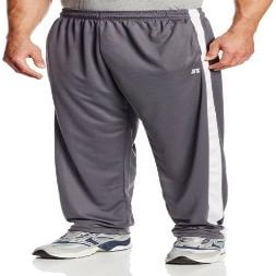Russell Athletic Big & Tall Men's Big-Tall Athletic Dri-Power Pant, Charcoal/White, 2X-Large