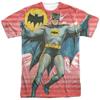 Batman Classic Tv Wrong Question Unisex Adult Front Only Sublimated T Shirt for Men and Women, Large White view 1