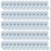 120 Pairs Of Yacht & Smith Wholesale Kids Mid Ankle Socks, Cotton Bulk Sport Ankle Socks Size 6-8 (White)