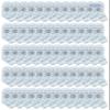 120 Pairs Of Yacht & Smith Wholesale Kids Mid Ankle Socks, Cotton Bulk Sport Ankle Socks Size 6-8 (White) view 2