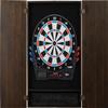 Viper Metropolitan Mahogany Soft Tip Dartboard Cabinet and Viper 777 Electronic Dartboard view 1