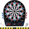Viper Metropolitan Mahogany Soft Tip Dartboard Cabinet and Viper 777 Electronic Dartboard view 2