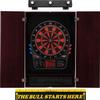 Viper 800 Electronic Dartboard, Metropolitan Espresso Cabinet, Laser Throw Line & Shadow Buster Dartboard Light Bundle view 1