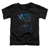 Batman Lightning Strikes Unisex Toddler T Shirt for Boys and Girls, Small (2T) Black