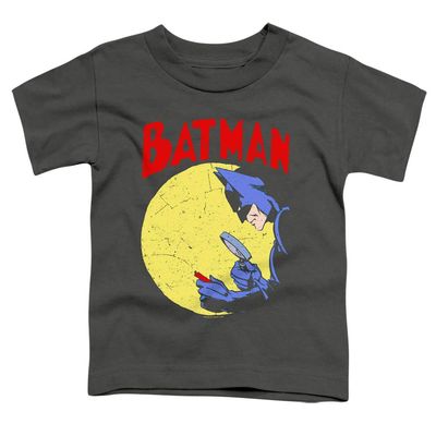 Batman Detective 75 Unisex Toddler T Shirt for Boys and Girls, Small (2T) Charcoal
