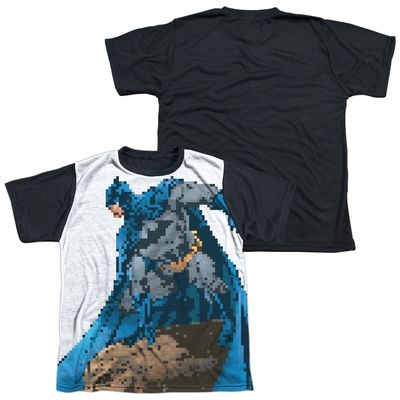 Batman Batbit Youth or Boy's Sublimated Black Back T Shirt, Large