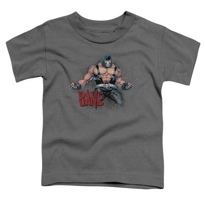 Batman Bane Flex Unisex Toddler T Shirt for Boys and Girls, Medium (3T) Charcoal