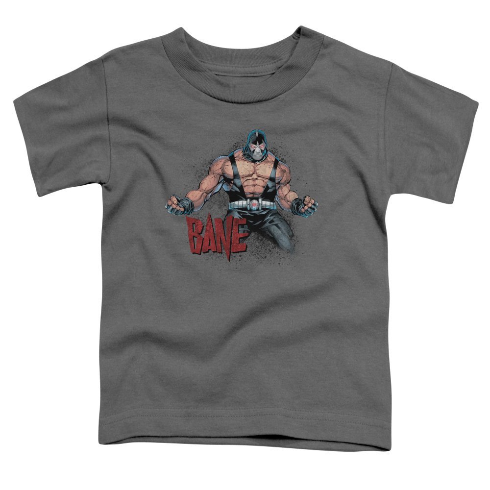 Batman Bane Flex Unisex Toddler T Shirt for Boys and Girls, Medium (3T) Charcoal