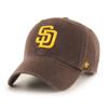 '47 San Diego Padres Clean Up Hat Adjustable Brown view 1