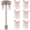 MTL-1 Gas Light Mantles Outdoor Pre-Formed Inverted 6-Pack view 2