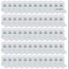 72 Pairs Of Yacht & Smith Wholesale Kids Mid Ankle Socks, Cotton Bulk Sport Ankle Socks Size 6-8 (White) view 1