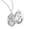 Lord Jesus Christ Oval Sterling Silver Female Basketball Athlete Medal view 1