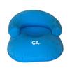 Comfort Axis Heavy Duty Inflatable Flocking Lounger Sofa, Wide Armrest Design for Kids Blue 23.5" by 23.5" by 16" view 3