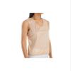 Shadowline Women's Plus Nylon Padded Shoulder Camisole, 7101X, Nude, 1X view 1