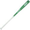 BAMBOOBAT by Pinnacle Sports Equipment INC. Adult Fungo Infield/Outfield Bamboo Baseball Bat, White Handle/Kelly Barrel, 34" view 1