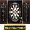 Viper Stadium Cabinet with Shot King Sisal Dartboard & The Bull Starts Here Throw Line Marker view 1
