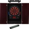 Viper 800 Electronic Dartboard, Metropolitan Espresso Cabinet, Laser Throw Line & Shadow Buster Dartboard Light Bundle view 1