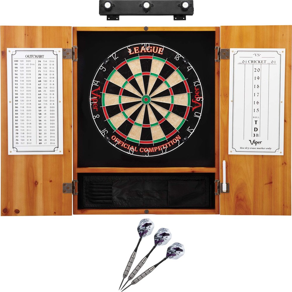 Viper League Sisal Dartboard Lights Throw Line Marker