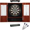 Viper Razorback Sisal Dartboard, Metropolitan Cinnamon Cabinet, Shadow Buster Dartboard Lights, Padded Dart Mat & Underground Raven Steel Tip Darts view 1