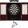Viper Razorback Sisal Dartboard, Metropolitan Mahogany Cabinet, Underground The Raven Steel Tip Darts & Shadow Buster Dartboard Lights view 1
