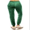 ALWAYS Women's Velvet Velour Joggers - Solid Basic Premium Soft Stretch Warm Winter Sweatpants Pants Hunter Green S view 4
