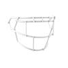 Schutt F7 Varsity Facemask for F7 Football Helmets, F7 EGOP-NB-VC Facemask, White, Carbon Steel view 1