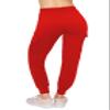 ALWAYS Cargo Jogger Pants for Women, High Waisted Sweatpants with Pockets, Super Soft Casual Lounge Pants for Athletic Yoga & Gym, Cotton Drawstring Trousers, Red S view 3