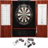 Viper Espresso Metropolitan Steel Tip Cabinet, Viper Shot King Bristle Dartboard view 1