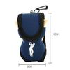 Bnineteenteam Golfball Ball Bag Holder,Golfball Ball Bag Holder Clip Utility Pouch Sports Golfing Accessories with 4 Tees and 2 Golfball Balls for Outdoor Training() view 3