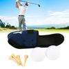 Bnineteenteam Golfball Ball Bag Holder,Golfball Ball Bag Holder Clip Utility Pouch Sports Golfing Accessories with 4 Tees and 2 Golfball Balls for Outdoor Training() view 4