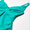 Catalina Women's Standard Twist Front Underwire Tankini Top, Teal, Extra Small view 3