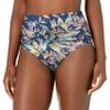 Catalina Women's Standard High Waist Bikini Bottom, Twilight Tropical, Extra Extra Large view 1