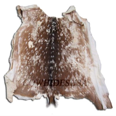 Second Grade Axis Deer Skin Hide Size: 29" X 33" in Deer Skin Axis-532