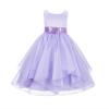ekidsbridal Wedding Asymmetric Ruffles Satin Organza Flower Girl Dress Sequin 012s 10 view 1