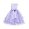 ekidsbridal Wedding Asymmetric Ruffles Satin Organza Flower Girl Dress Sequin 012s 10 view 2