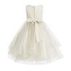 ekidsbridal Wedding Ruffles Organza Flower Girl Dress Sequin Toddler Pageant Free Petticoat 012s view 2