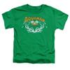 DC Aquaman Splash Unisex Toddler T Shirt for Boys and Girls, Large (4T) Kelly Green view 1