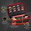 Casemaster by GLD Products Plazma Plus Dart Case Black with Ruby Zipper and Phone Pocket, Black/Ruby view 2