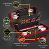 Casemaster by GLD Products Plazma Pro Dart Case Black with Ruby Zipper and Phone Pocket view 2