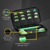 Casemaster by GLD Products Plazma Dart Case with Black Zipper, Black Trim view 2