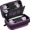 Casemaster by GLD Products Plazma Pro Dart Case Black with Amethyst Zipper and Phone Pocket view 1