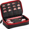 Casemaster by GLD Products Plazma Dart Case Black with Ruby Zipper, Ruby Trim view 1