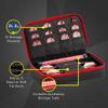 Casemaster by GLD Products Plazma Dart Case Black with Ruby Zipper, Ruby Trim view 3