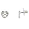 Lux Accessories Set of 9 Pairs Heart Puppy Paw Assorted Dogs Bone Silver Gold Stud Earrings view 2