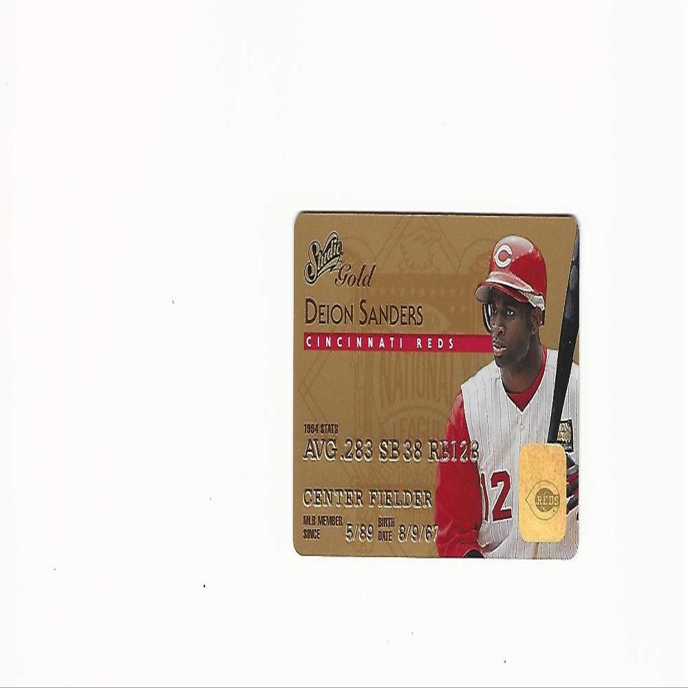 1995 DONRUSS Studio Gold Deion Sanders # 20 of 50